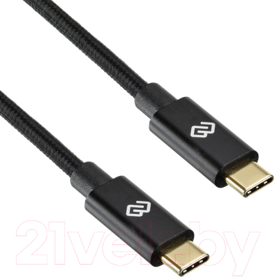 Кабель Digma Power Delivery 100W USB Type-C (m)-USB Type-C (m) / 1080466 (1.5м, черный)