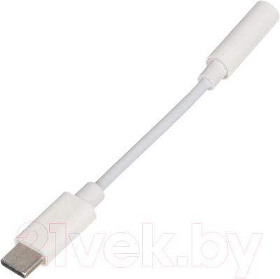 Кабель/переходник Buro BHP TPC-JCK Jack 3.5 (f)-USB Type-C (m) (белый)