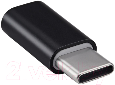 Адаптер Buro BHP RET TPC-MCR micro USB (f)-USB Type-C (m) (черный)