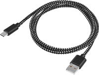 Кабель Buro Braided BHP RET TYPEC1 USB (m)-USB Type-C (m) (1м) - 