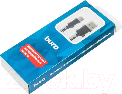 Кабель Buro Braided BHP RET TYPEC1 USB (m)-USB Type-C (m) (1м)