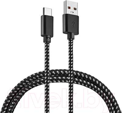 Кабель Buro Braided BHP RET TYPEC1 USB (m)-USB Type-C (m) (1м)