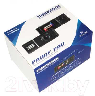 Автомобильный видеорегистратор TrendVision Proof Pro GPS (черный)