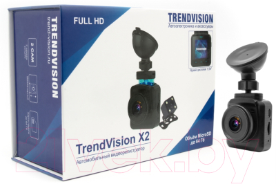 Автомобильный видеорегистратор TrendVision X2 (черный)
