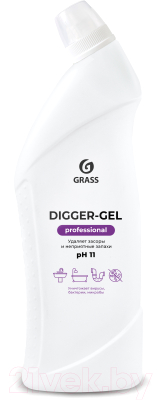 Средство для устранения засоров Grass Digger-Gel Professional / 125569 (1л)