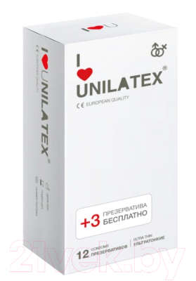 Презервативы Unilatex Ultra Thin №12