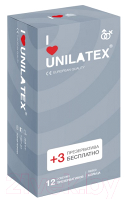 Презервативы Unilatex Ribbed №12