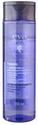 

Тоник для лица Eva Esthetic, С пребиотиком для любого типа кожи
