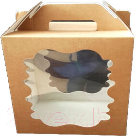 Набор коробок упаковочных для еды Krafteco Крафт 180x180x220мм (10шт)