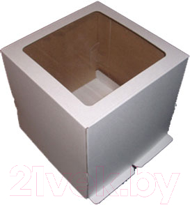 

Набор коробок упаковочных для еды Krafteco, 230x230x220 с окном