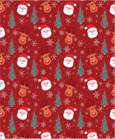Скатерть JoyArty Санта в снежинках / tc_52793 (180x145) - 