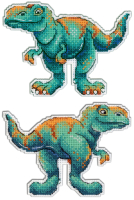 Набор для вышивания М.П.Студия Динозавры. Тираннозавр / Р-271М - 