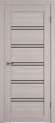 Дверь межкомнатная Atum Pro Х28 60х200 (Stone Oak/Black Gloss)