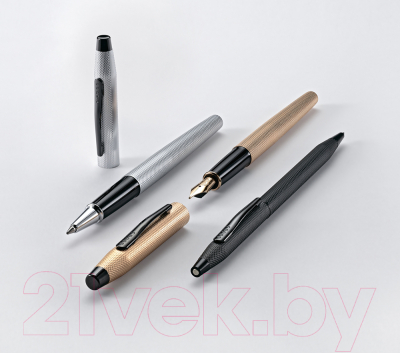 Ручка-роллер имиджевая Cross Classic Century Brushed Black / AT0085-122 (черный)