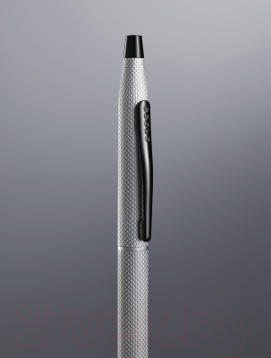 Ручка шариковая имиджевая Cross Classic Century Brushed Chrome / AT0082-124 (хром)