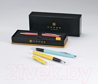 Ручка перьевая имиджевая Cross Classic Century Aquatic Sea Lacquer / AT0086-125FS (голубой)