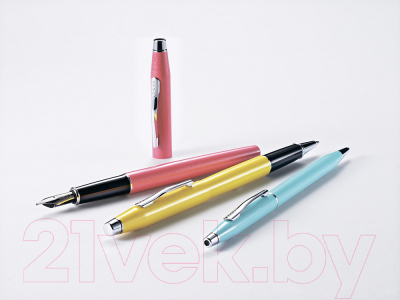 Ручка перьевая имиджевая Cross Classic Century Aquatic Sea Lacquer / AT0086-125FS (голубой)