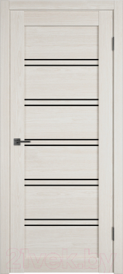 Дверь межкомнатная Atum Pro Х28 80х200 (Artic Oak/Black Gloss)