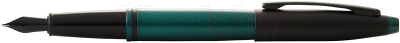 Ручка перьевая имиджевая Cross Calais Matte Green And Black Lacque / AT0116-25MJ (зеленый/черный)