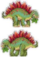 Набор для вышивания М.П.Студия Динозавры. Стегозавр / Р-270М - 