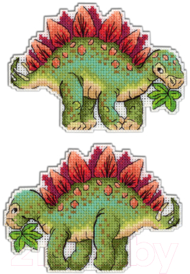 Набор для вышивания М.П.Студия Динозавры. Стегозавр / Р-270М