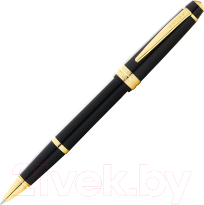 Ручка-роллер имиджевая Cross Bailey Light Polished Black Resin and Gold Tone / AT0745-9 (черный)