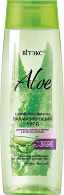 

Шампунь для волос, Aloe +7 Экстрактов Балансирующий уход