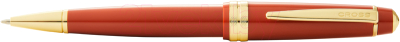 Ручка шариковая имиджевая Cross Light Polished Amber Resin and Gold Tone / AT0742-13 (янтарый)
