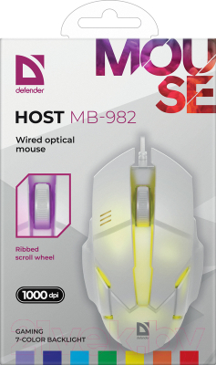 Мышь Defender Host MB-982 / 52983 (белый)