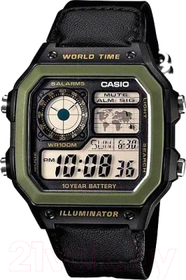 Часы наручные мужские Casio AE-1200WHB-1B