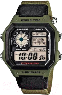Часы наручные мужские Casio AE-1200WHB-3B