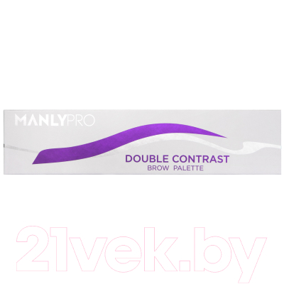 Палетка теней для бровей Manly PRO Double Contrast П74