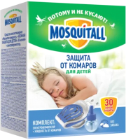 Электрофумигатор Mosquitall Нежная защита для детей от комаров 30 ночей / 4650056490810 (30мл) - 