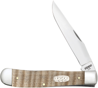 

Нож складной Zippo, Natural Curly Maple Wood Trapper / 50604-207