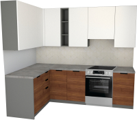 

Готовая кухня Primebeli, Николь Стандарт 1.5x1.9 левая