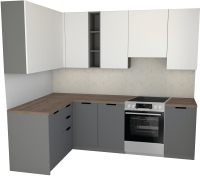 

Готовая кухня Primebeli, Николь стандарт 1.5x1.9 левая