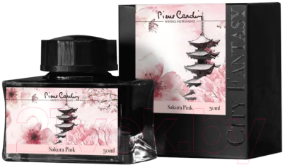 Чернила для перьевой ручки Pierre Cardin City Fantasy / PC332-L15 (50мл, розовая сакура)