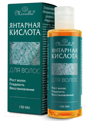 Ополаскиватель для волос Mirrolla Янтарная кислота (150мл)