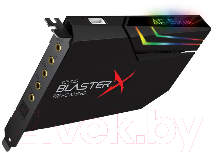 Звуковая карта Creative BlasterX AE-5 Plus (BlasterX Acoustic Engine) 5.1