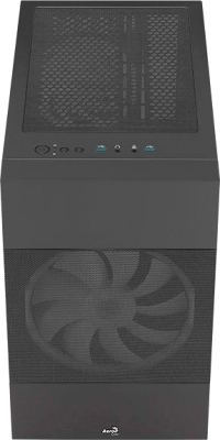 Корпус для компьютера AeroCool Atomic-G-BK-v1 / ATOMIC-G-BK-V1 (черный, без БП)