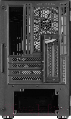 Корпус для компьютера AeroCool Atomic-G-BK-v1 / ATOMIC-G-BK-V1 (черный, без БП)