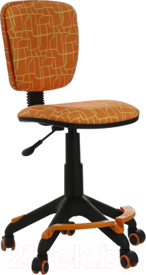 Кресло детское Бюрократ CH-204-F GIRAFFE (оранжевый жираф)