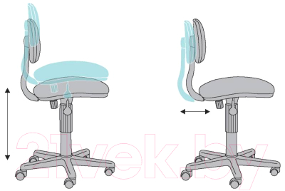 Кресло детское Бюрократ CH-W201NX/STICK-VIO (фиолетовый)