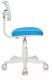 Миниатюра изображения товара Кресло детское Бюрократ CH-W 299/LB/TW-55 (сетка голубой TW-31 TW-55/пластик белый)