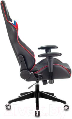 Кресло геймерское Бюрократ Zombie Viking 4 Aero Rus (белый/синий/красный)
