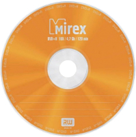 Диск DVD+R Mirex 4.7Gb 16x бумажный конверт / UL130013A1С - 