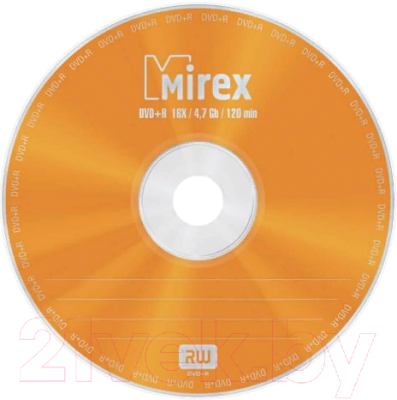 Диск DVD+R Mirex 4.7Gb 16x бумажный конверт / UL130013A1С