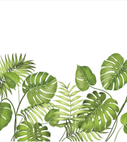 Скатерть JoyArty Листья тропических растений / tcox_36054 (120x145) - 