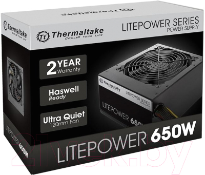 Блок питания для компьютера Thermaltake Litepower LT-650P 650W / PS-LTP-0650NPCNEU-2