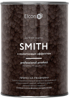 Краска Elcon Smith с молотковым эффектом до 150C (800г, золото) - 